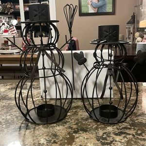 Snowman votive holder